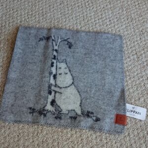 klippan moomin tree hug gray wool seat pad